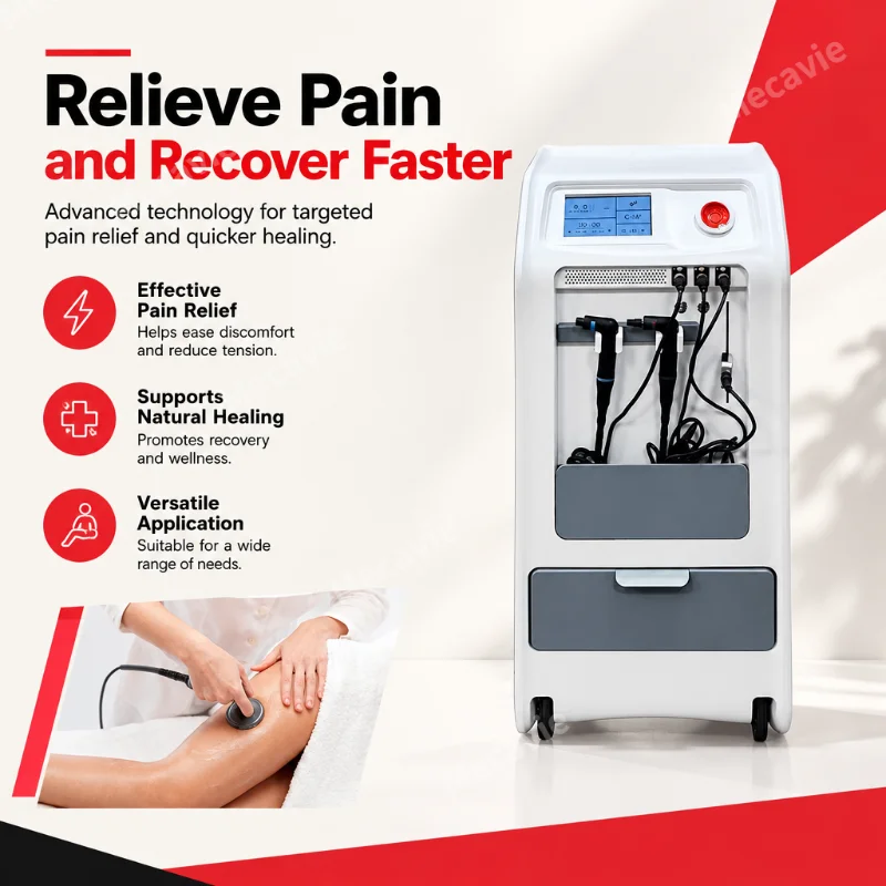 1. Vertical Deep Heating Body Therapy Machine Full Body Skin Firming Shaping Muscle Pain Relief Recovery Multi-probe Beauty Phys