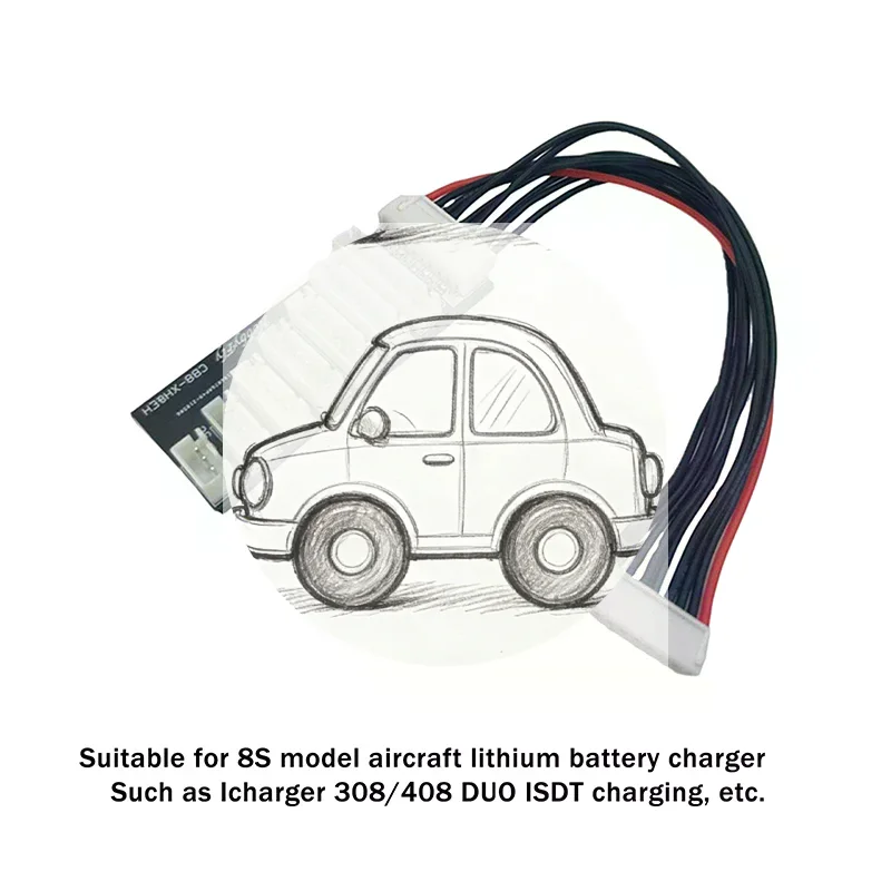 

Плата для параллельной зарядки и балансировки LiPo аккумуляторов 2-8S, адаптер-разветвитель для зарядки, аксессуар для аккумуляторов радиоуправляемых машин и дронов