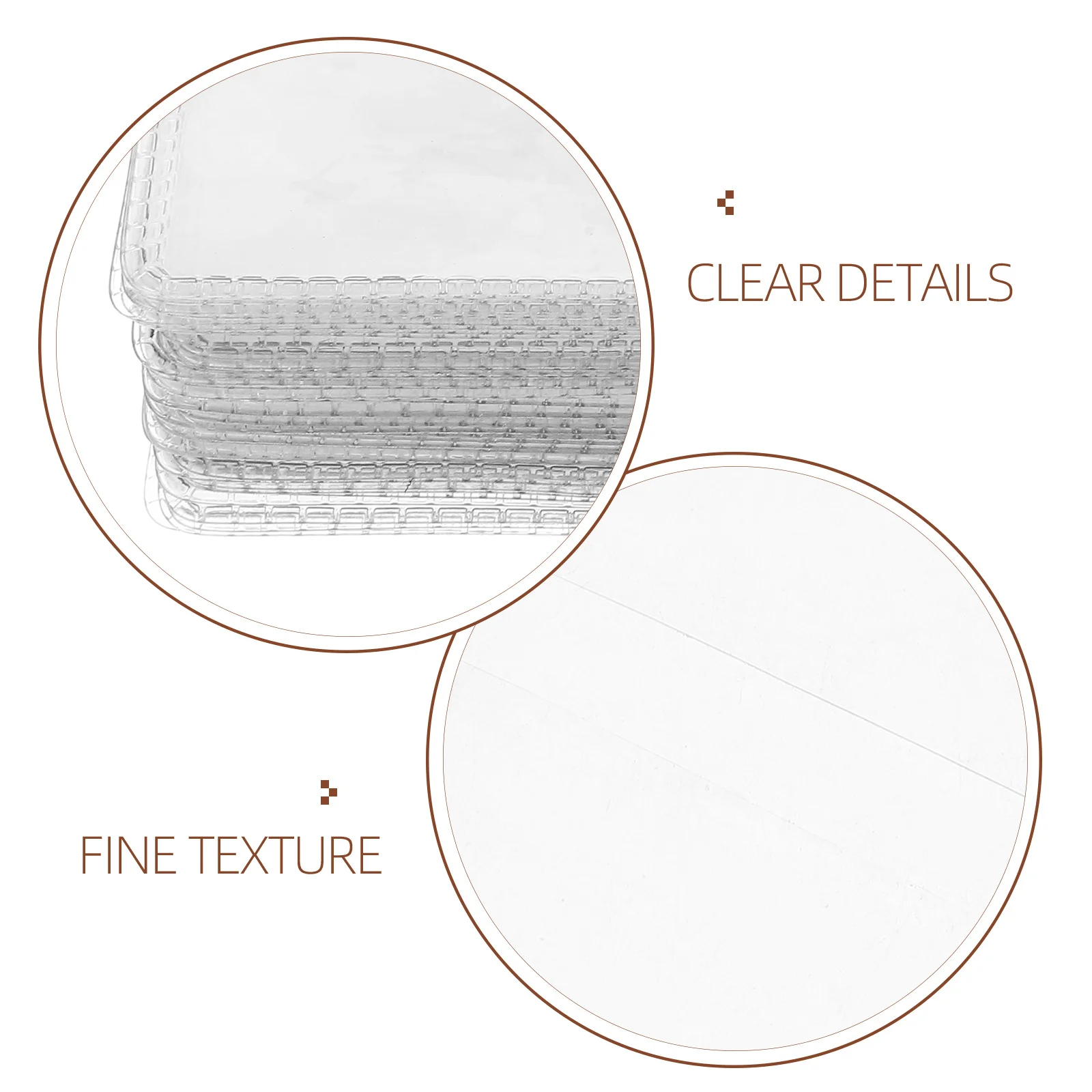 50pcs Coin Sleeves Transparent Double-Sided For Coin Collector Portable Storage Protector Pouch Stamps Money Organizer Pvc