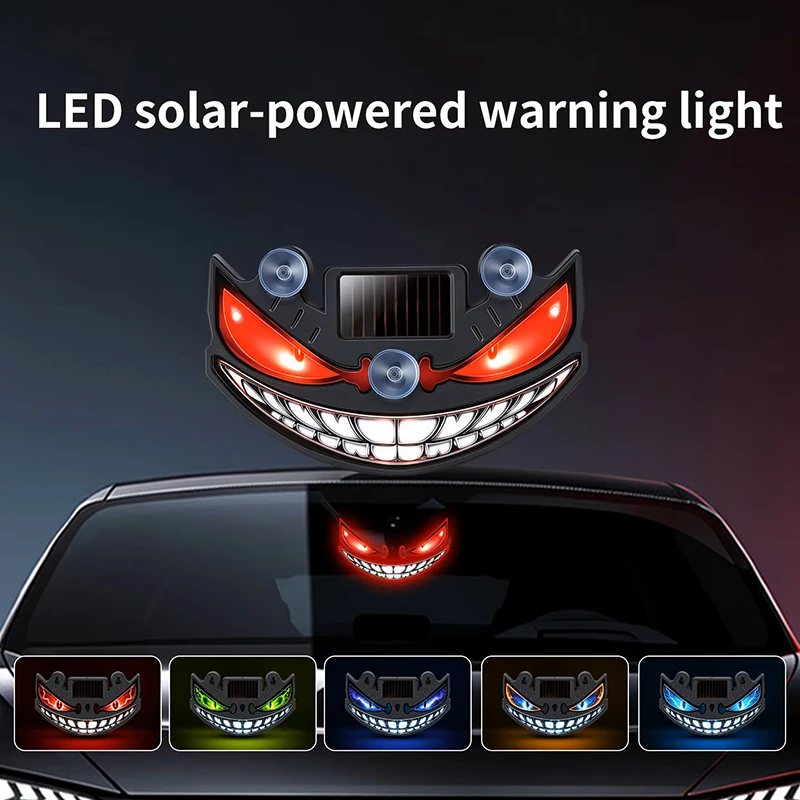 New Popular Devil's Eye Solar Charging Dynamic LED Light Multi-mode Warning Decorative Light Without Wiring