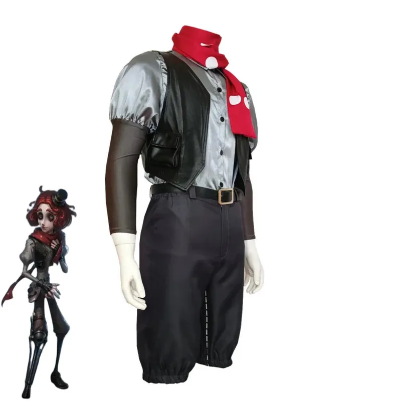 أنيمي لعبة الهوية الخامس جوكر يبكي مهرج تأثيري حلي قميص سترة موحدة وشاح شعر مستعار رجل امرأة هالوين كرنفال الدعاوى ؛ 2k ، j'x #5