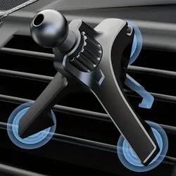 17mm Ball Head Car Air Vent Clip for Car Phone Holder Mount Universal Car Air Outlet Hook Clamp for Mobile Phone GPS Brackets