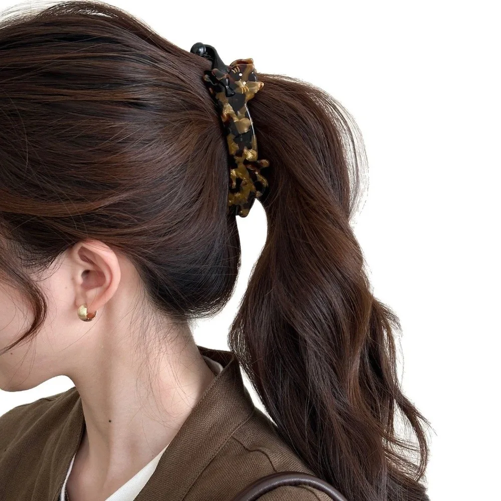 Gifts Cute Cat Banana Clip Large Hair Styling Tools Korean Style Twist Clip Hair Accessor Vertical Banana Scratching