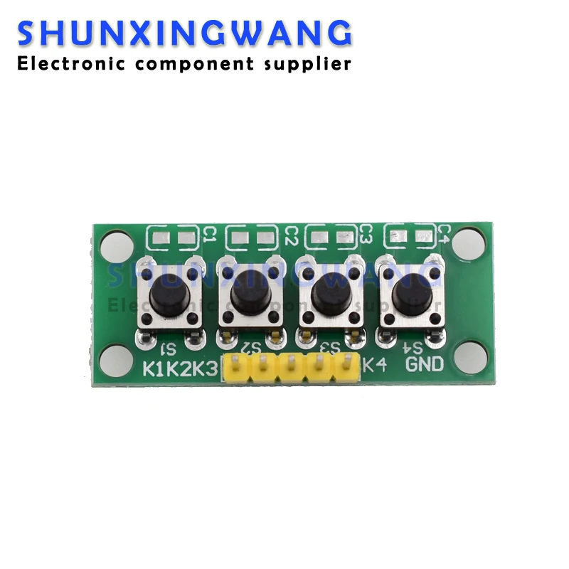 diy-kit-1x4-4-независимая-кнопка-клавиатура-модуль-mcu-для-arduino-студенческий-класс-дизайн-выпускной-проект-эксперимент