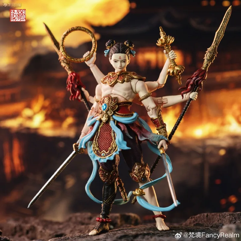 Spot Fanjing Originale Autentico Modello FancyRealm Autentico FancyRealm Serie Fengshen Serie Nezha Modello Mobile Collezione di Giocattoli