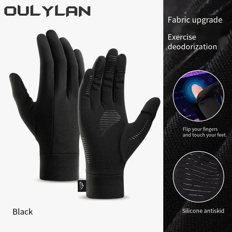 

New Winter Sports Warm Ski Gloves For Men Women Touch Screen Ski Inner Gloves ycling Bicycle Riding Cold-Proof Outdoor Glove