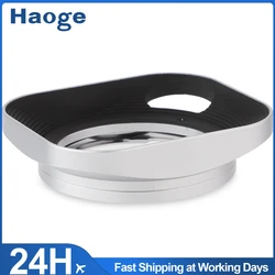 Haoge Square Metal Lens Hood for Voigtlander 35mm F2.0 35mm F1.5 28mm F2.0 Type I & II ULTRON Aspherical Vintage Line VM Mount