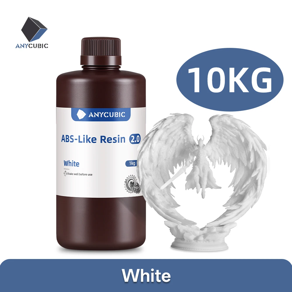 Nieuwe Anycubic 10KG 2.0 ABS-achtige hars 3D-printer fotopolymeerhars hogere sterkte & veerkracht snelle uitharding hoge precisie hars