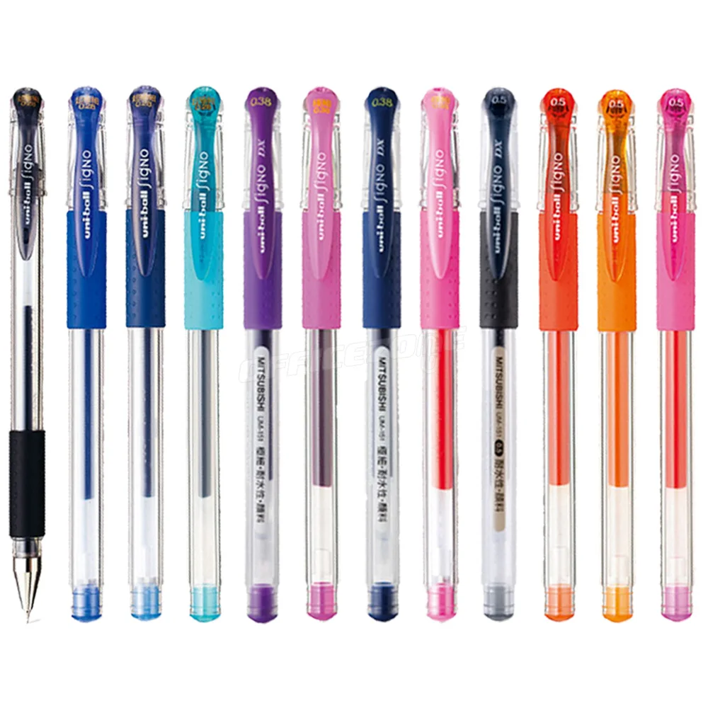 Uni Uni-Ball Signo Bolígrafo Único Um-151-28 Um-151-38 Um-151-05 0,28 mm 0,38 mm 0,5 mm Uniball Signo Pen Gel Pen 1 Pieza