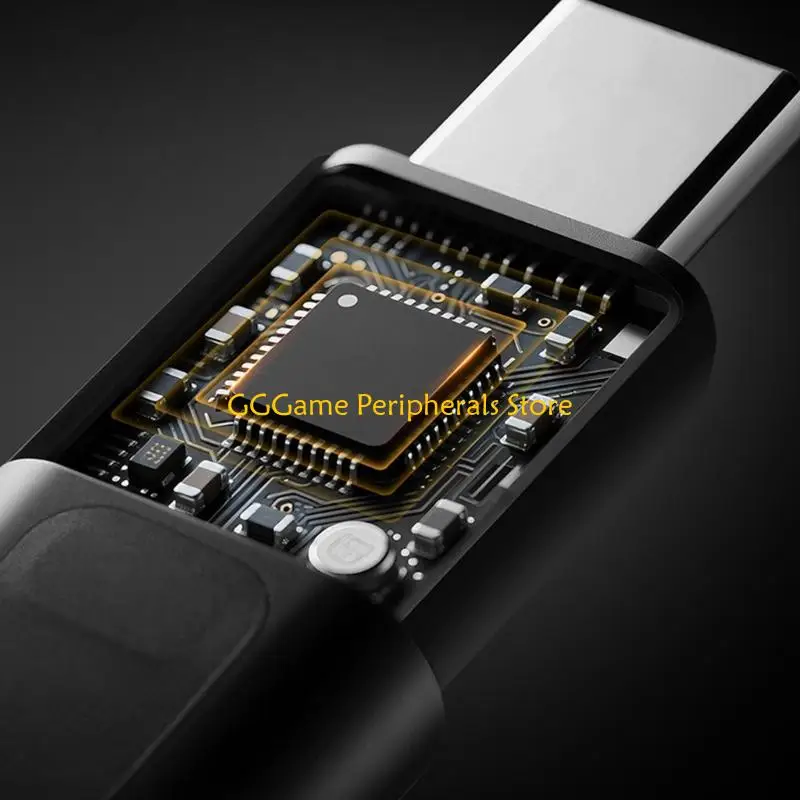 U55B مضخم صوت USB خفيف الوزن ومحول صوت من النوع C إلى مضخم صوت 3.5 مم