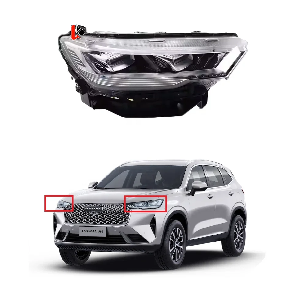 أجزاء جسم السيارة الصينية LED كشافات المصباح الأمامي لمحرك الجدار العظيم هافال H6 2021 OE 4121100XKN01A 4121101XKN01A