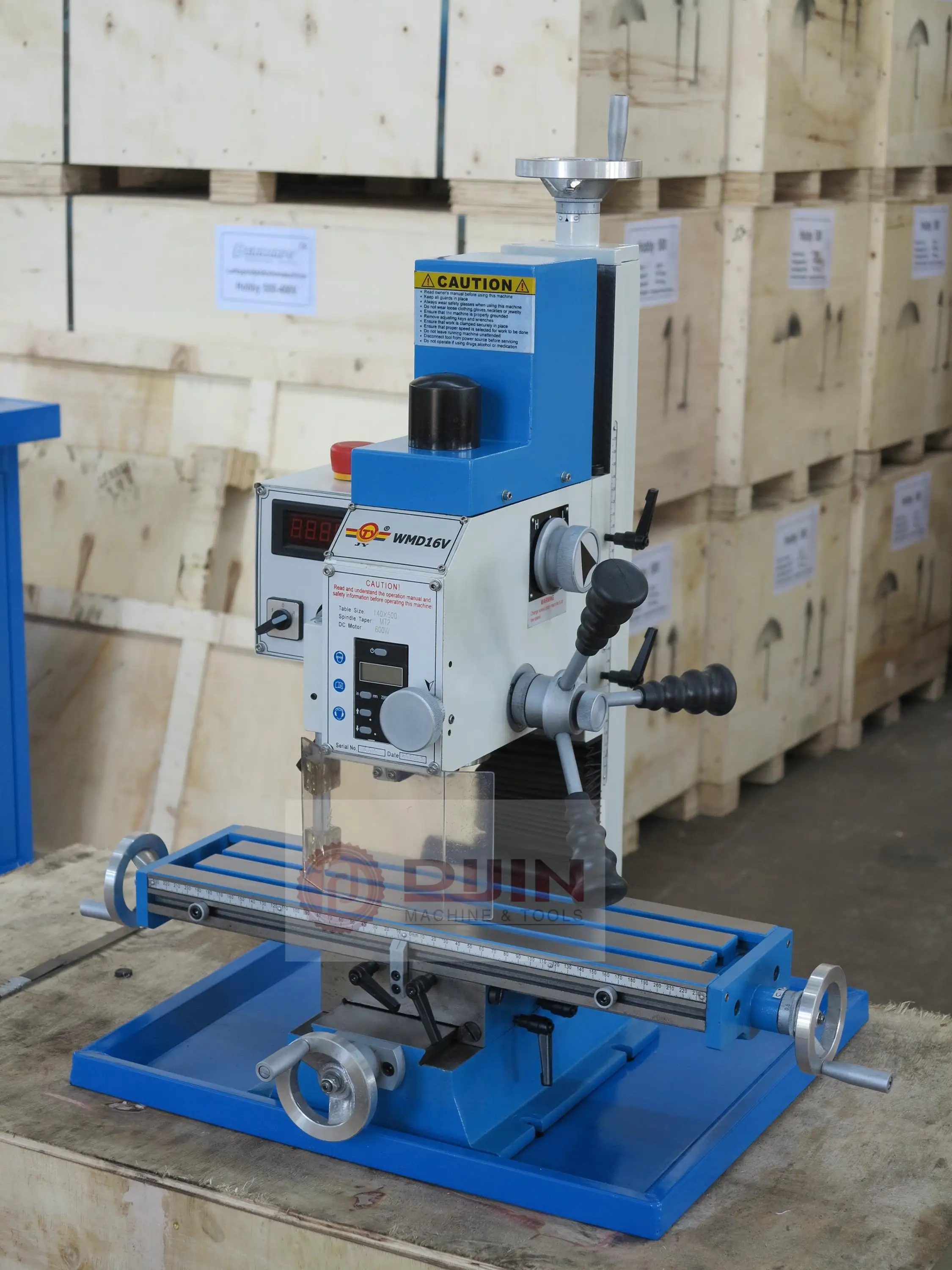 manual vertical drill press metal drilling and milling machine price WMD16V DIJIN brand