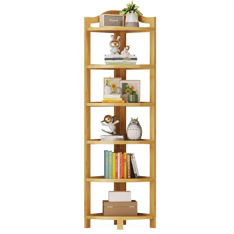 

Children's bookshelf household bedroom living room simple corner small bookcase desktop multi-layer corner storage shelf