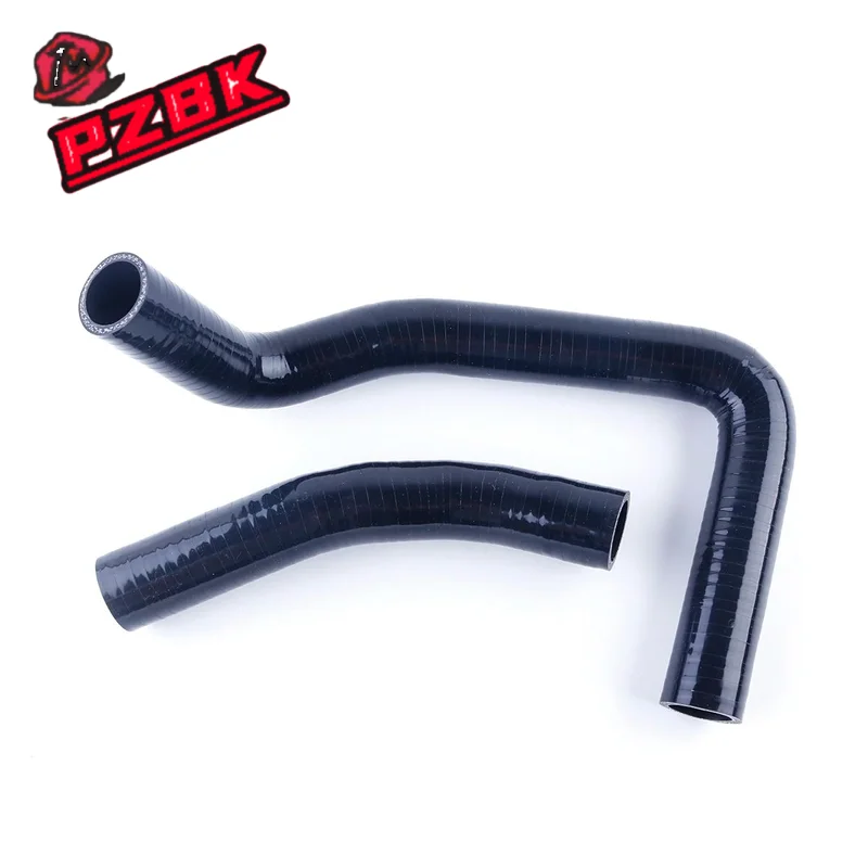 2PCS Silicone Radiator Hose Tube Kit For Toyota Corolla AE86 Levin Sprinter 1983-1987 1984 1985 1986