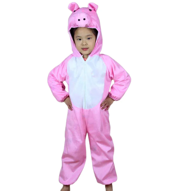 Kids Baby Girls Cartoon Animal Pig Cosplay Costume Performance Suit Halloween Childrens Day Cosplay Costumes