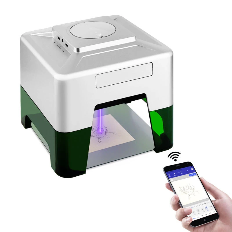 Micro bluetooth laser engraving machine Multifunctional APP electric engraving tool Desktop micro laser engraving machine