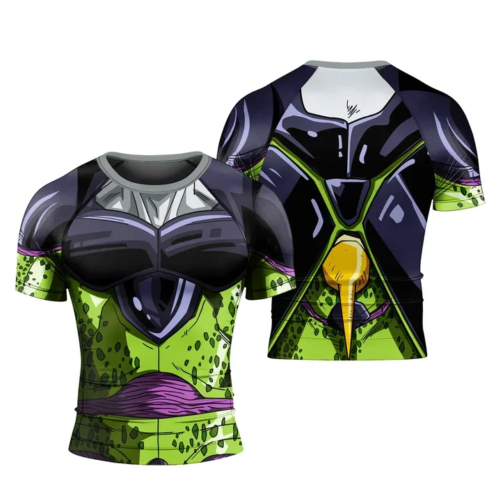 T-shirt à manches courtes pour garçons et filles, imprimé 3D, tendance, nouveau produit, Dragon Ball Sharu, vente chaude