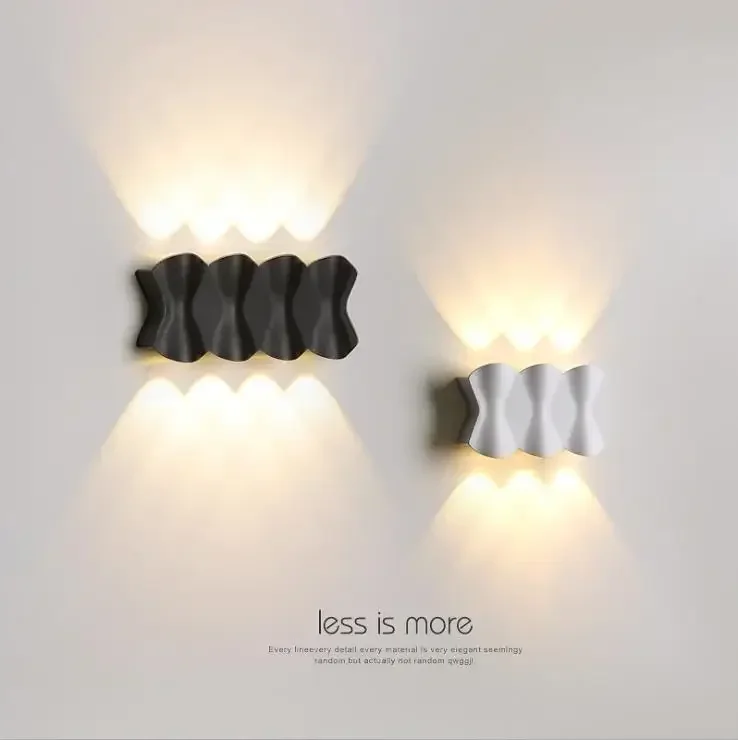 

Nordic minimalist bedroom bedside lamp wall lamp living room creative corridor stair lamp