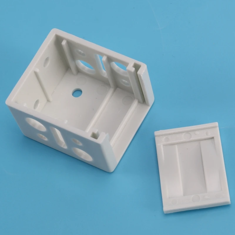 1 인치 블라인드 브래킷 흰색 프로파일 박스 장착 브래킷 창 블라인드 헤드레일 브래킷(8)-T45C