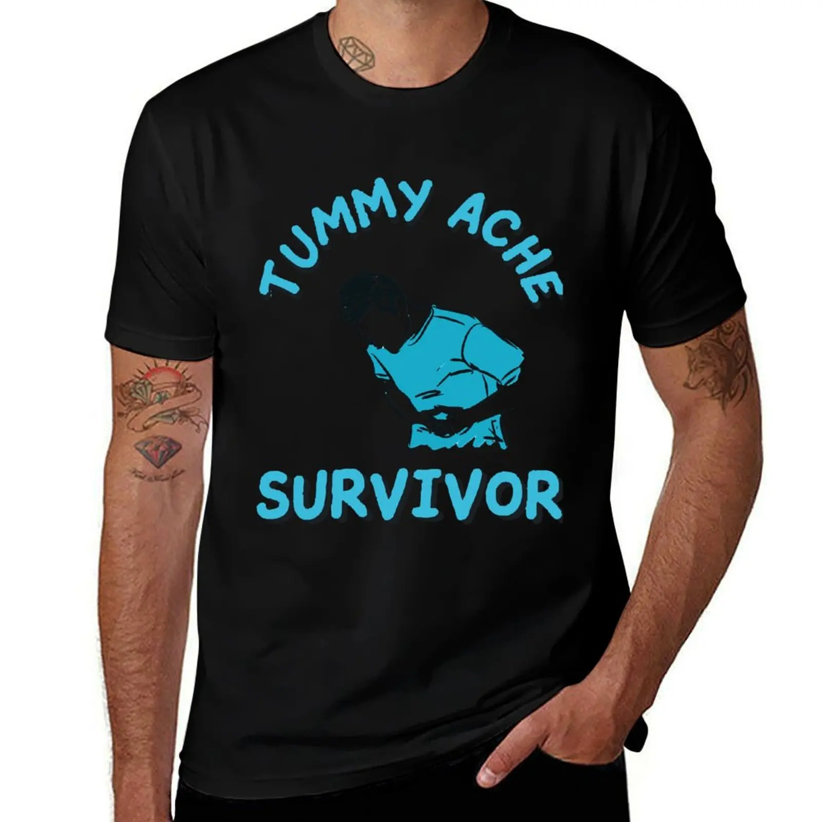 

Tummy Ache Survivor T-Shirt essential t shirt anime t shirts oversize T-shirt