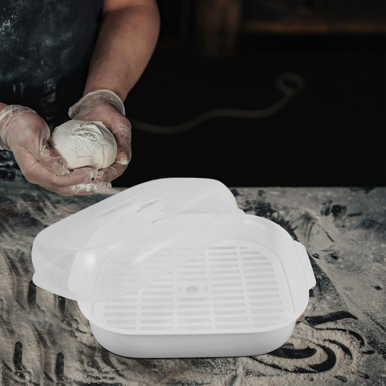 

Microwave Steamer Large Capacity Transparent Steaming Pot Lid Tray Healthy Cooking Microwave Steamer for Vegetables Fish