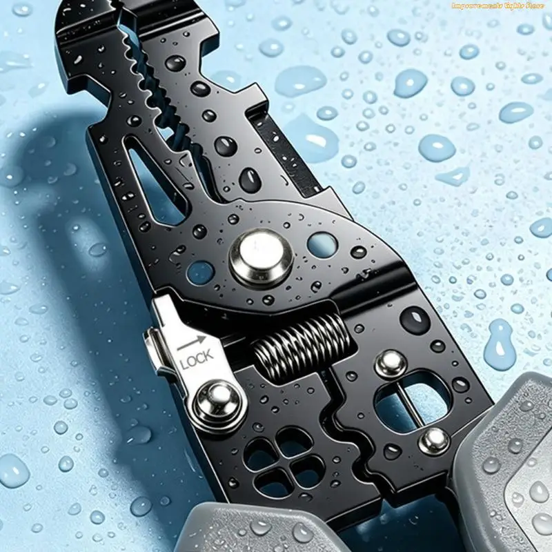 37ME Multifunctional Wire Stripper Decrustation Pliers Crimper Cable Stripper Cutter