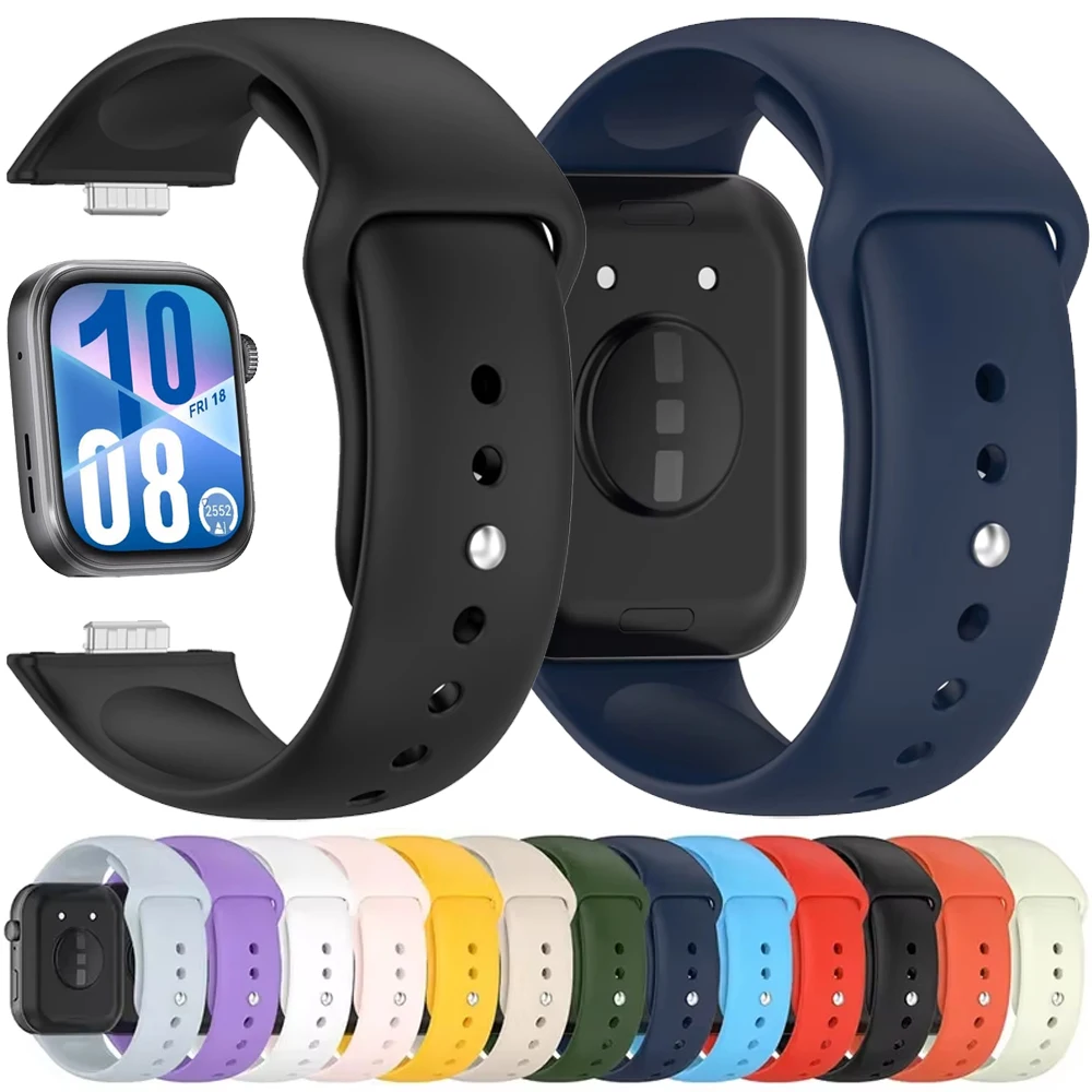 Silikonarmband für Huawei Watch Fit 4/3 Armband Smartwatch Ersatzarmband für Huawei Watch Fit 4 pro Zubehör Correa