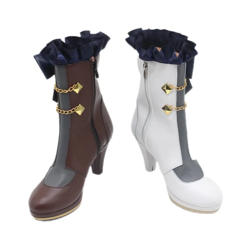 Pretty Derby Zenno Rob Roy Cosplay Schuhe PU Leder Schuhe Halloween Karneval Stiefel Cosplay Requisiten Nach Maß