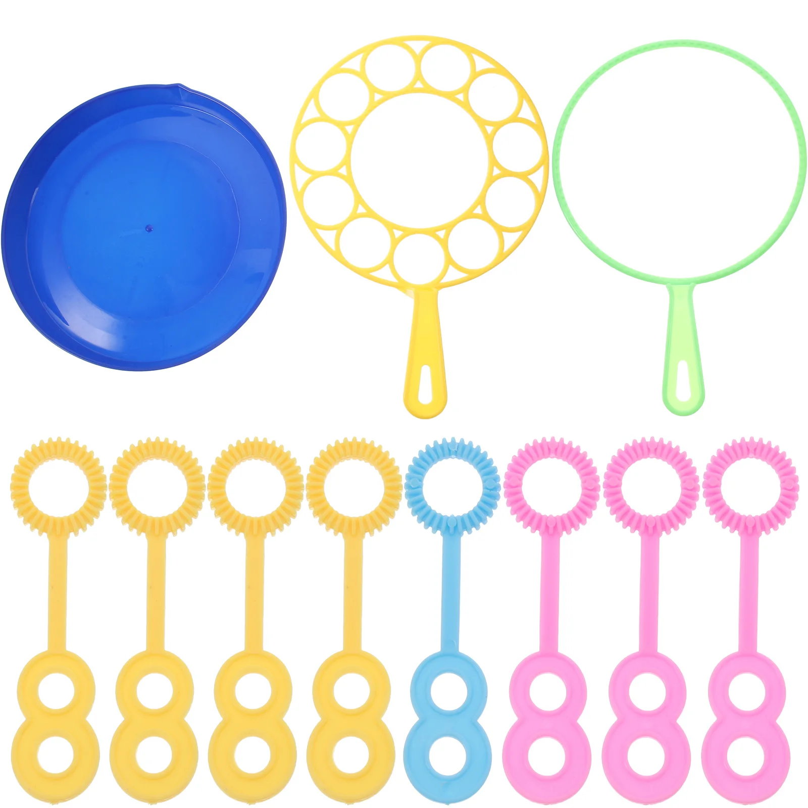 1Set Große Blase Maker Blase Zauberstäbe Set ABS Material Tablett Bequemer Griff für Kinder Outdoor Sommer Aktivitäten