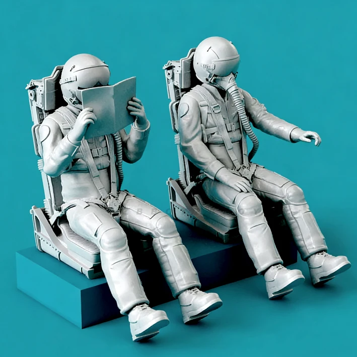 

Наборы моделей солдатиков из смолы в масштабе 1/32, бесцветные, для самостоятельной сборки, A-2233