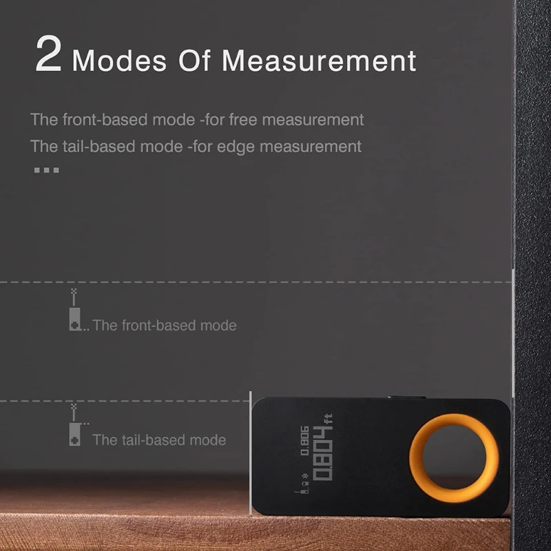 Laser-Distance Meter Measure with High Accuracy Multi-Measurement Modes Handheld Intelligent Rangefinder OLED DropShipping