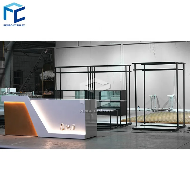 

2025Customized. Hot Sale Garment Hang Display Stand Retail Hanging Clothes Display Racks Garment Store Furniture Display Clothin