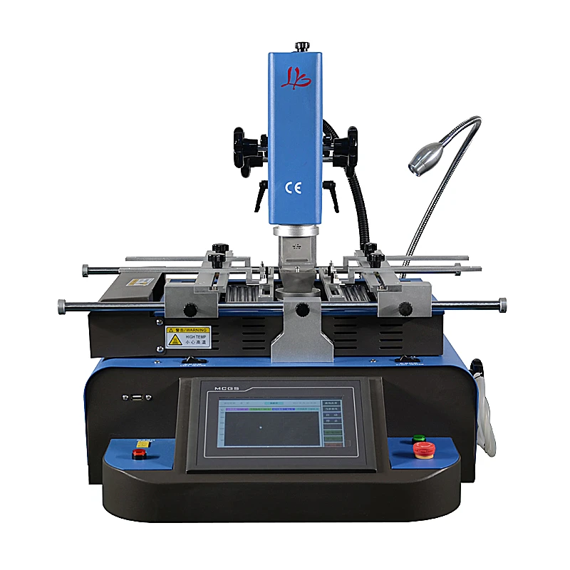 Estación de Retrabajo BGA de Aire Caliente Semiautomática LYBGA G580 de 3 Zonas para Reparación de Placas de Laptops, Consolas de Juegos, Chips PCB, CI, SMD, OEM y SMT