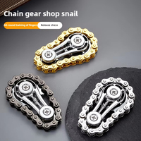 New Sprockets Flywheel Fingertip Gyro Fidget Spinner Antistress Anxiety Metal Bike Chains EDC Spinner Fidget Toys For Adult