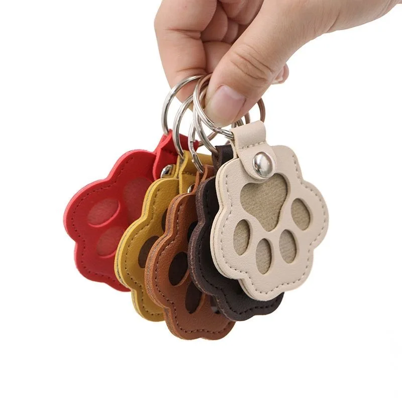 Pet Memorial Fur Storage Keychain PU Leather Locket Handbag Hanging Accessory for Dog Cat Hair 2026 view 2