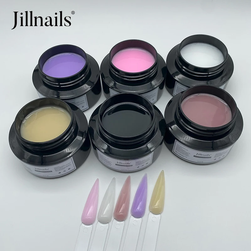 Jillnails 50Ml Natuurlijke Nagels Gel Builder Extensie Nagelgel Gebouw Zelfnivellering 50G