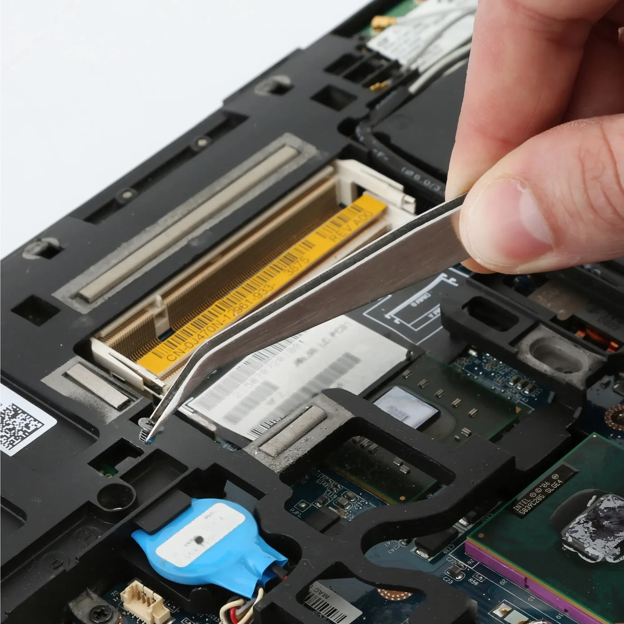 Hyper Tough 6-Piece Fine Point Stainless Steel Tweezer Set