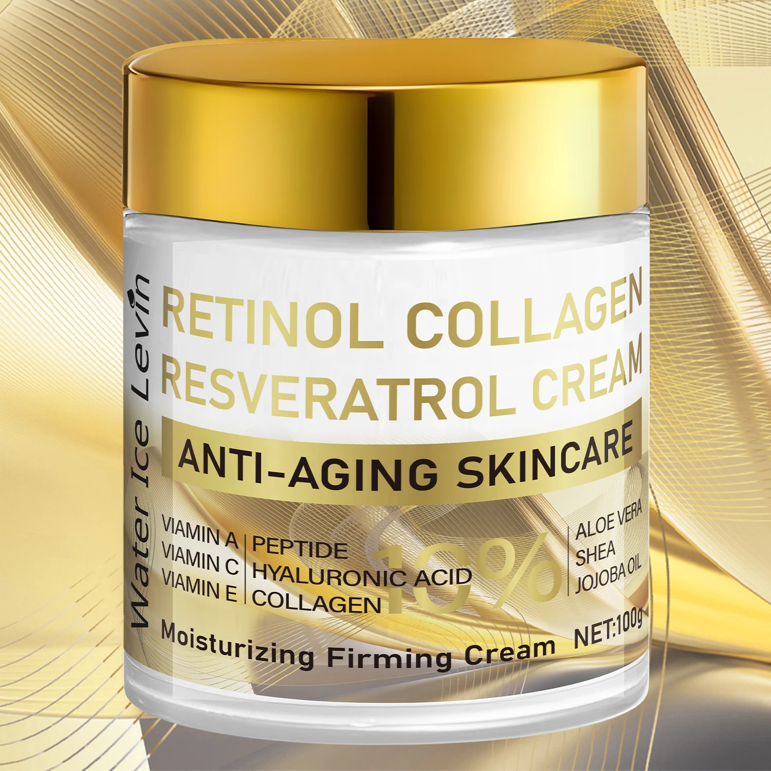 Vitamin a Collagen Firming Cream, Hyaluronic Acid, Day and Night Firming Moisturizing Cream, Gentle Ingredients, Moisturizing, Smoothing, Lifting Skin