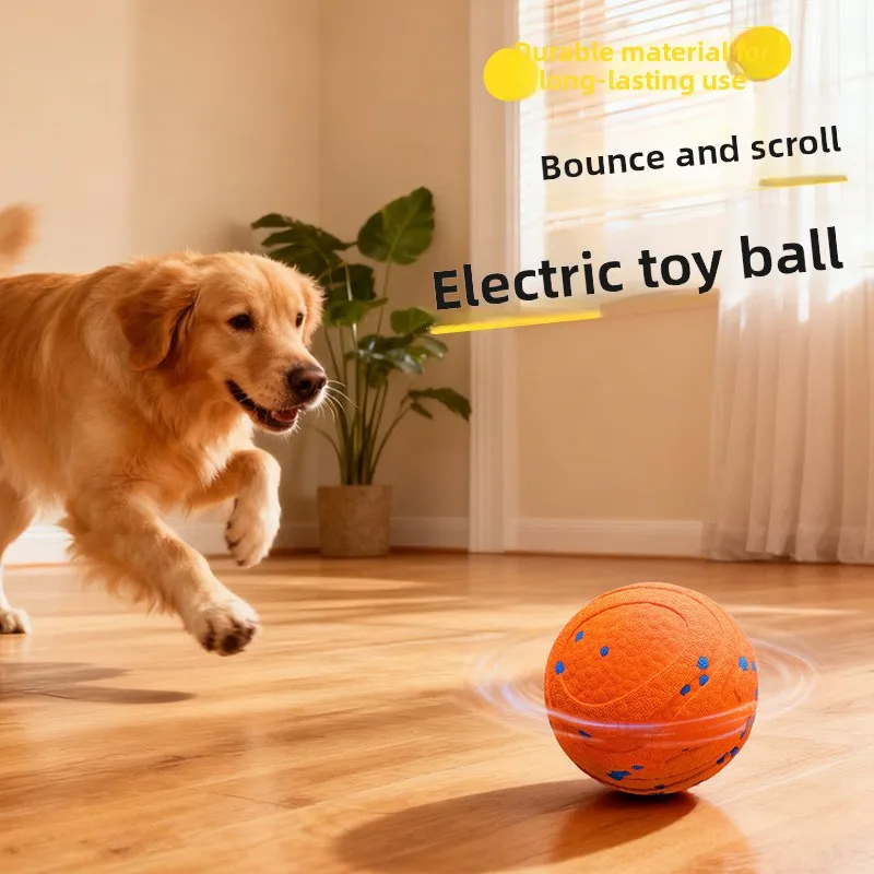 Bola ETPU Resistente a Mordidas para Cães, Bola Elétrica Redonda Não Tóxica para Treinamento de Cães, Brinquedo para Animais de Estimação com Certificação de Grau Alimentício