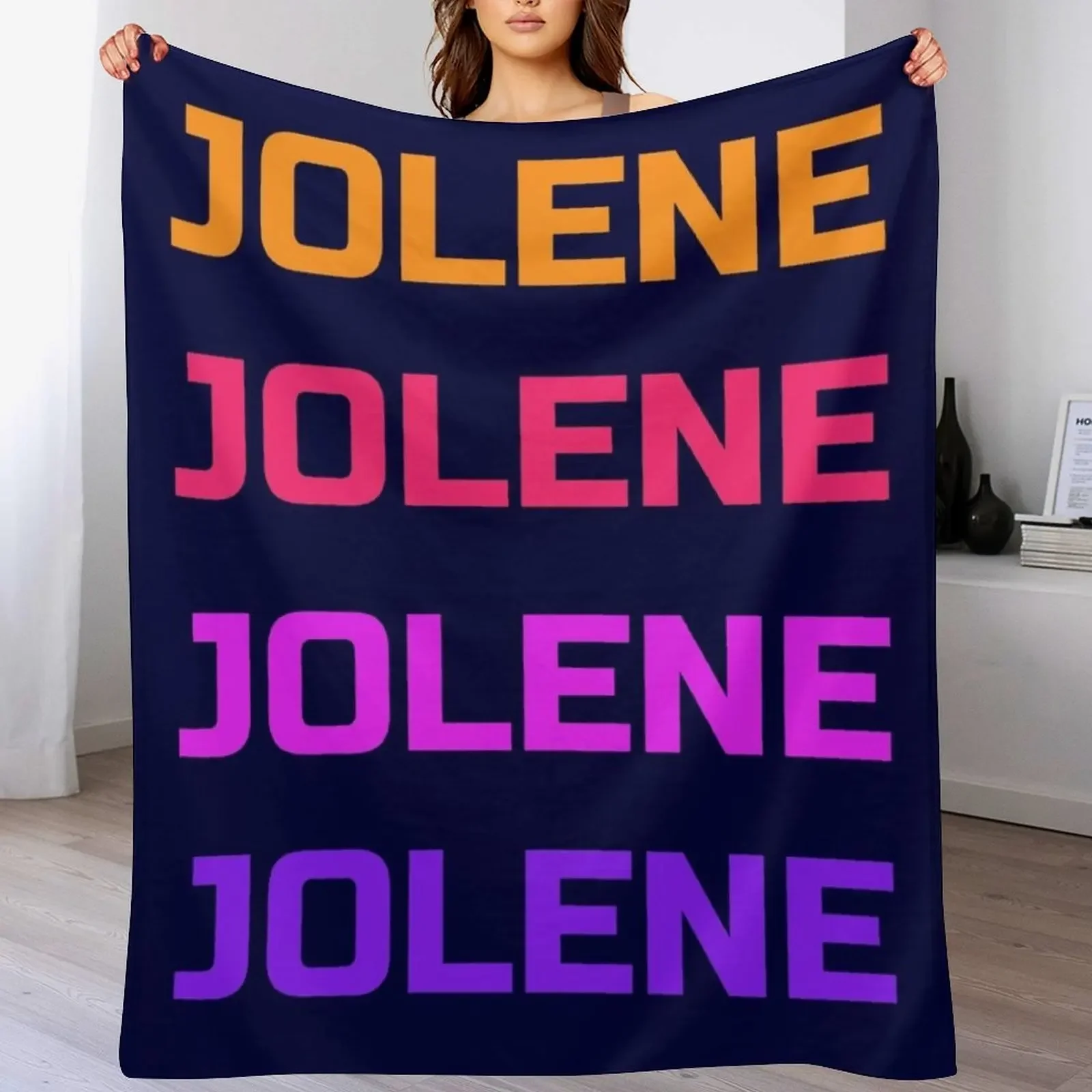 

Jolene Retro 80s Throw Blanket Air Conditioner Soft Blanket for Office Home