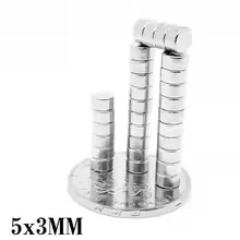 5x3 mm Small Round Powerful Magnet 5mmx3mm For Home Refrigerators, Offices DIY 5x3mm Strong Magnets 5*3