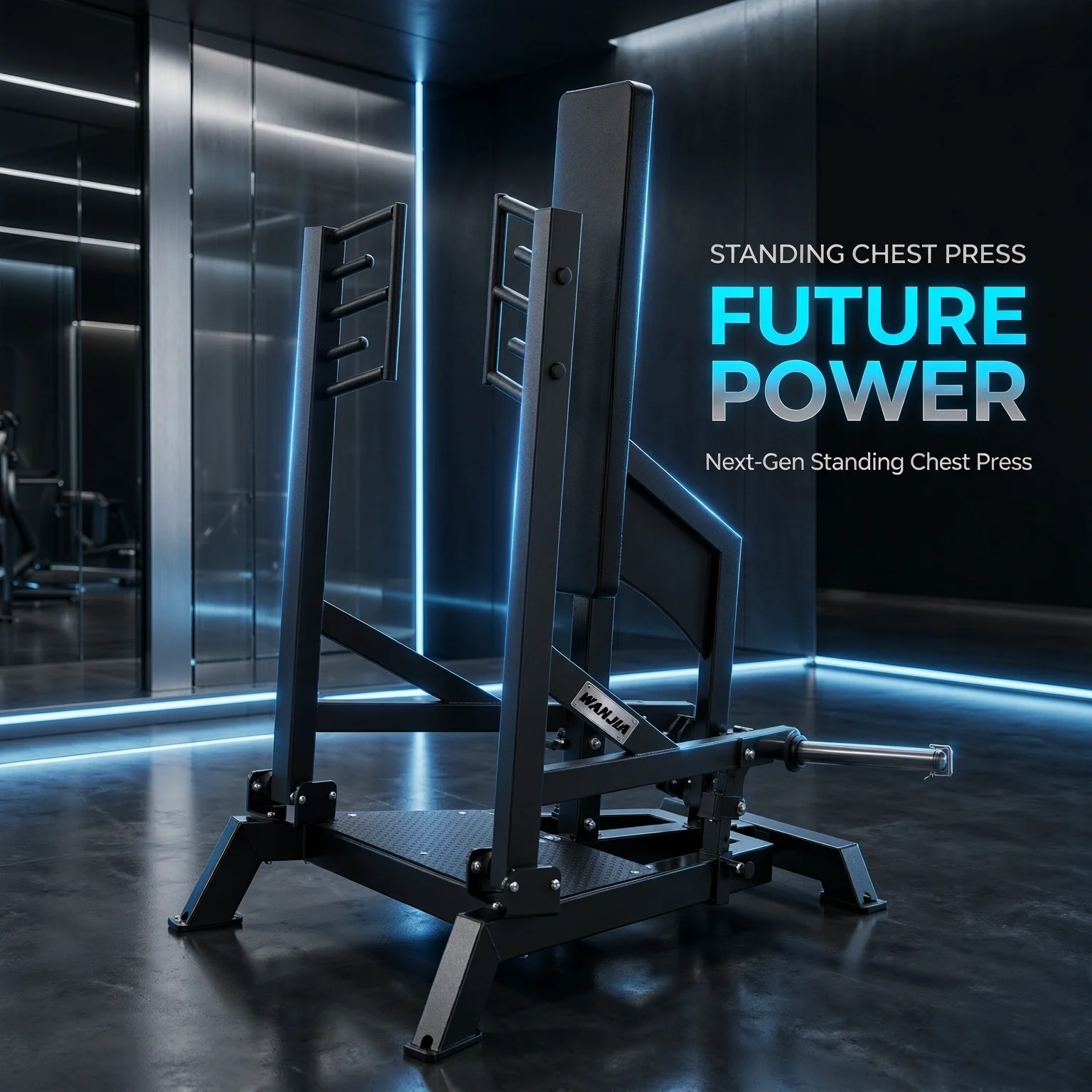High-Traffic Gyms Multi-Location Vertical Chest Press Machine Ready Standing Chest Press for Chain Gyms