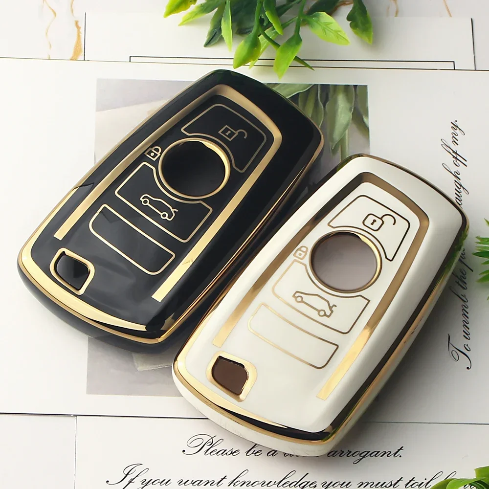 KEYYOU New TPU Car Case For BMW F20 F30 G20 F31 F34 F10 G30 F11 X3 F25 X4 I3 M3 M4 1 3 5 Series Remote Key Cover Fob Accessories