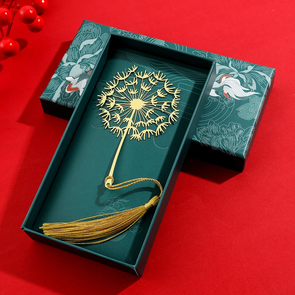Handgefertigtes Lesezeichen im chinesischen Stil, goldene Rose, Lotusblume, Lesezeichen, Lesemarker für Buchliebhaber, Geschenke für Freunde, Sammlung – Detail 8