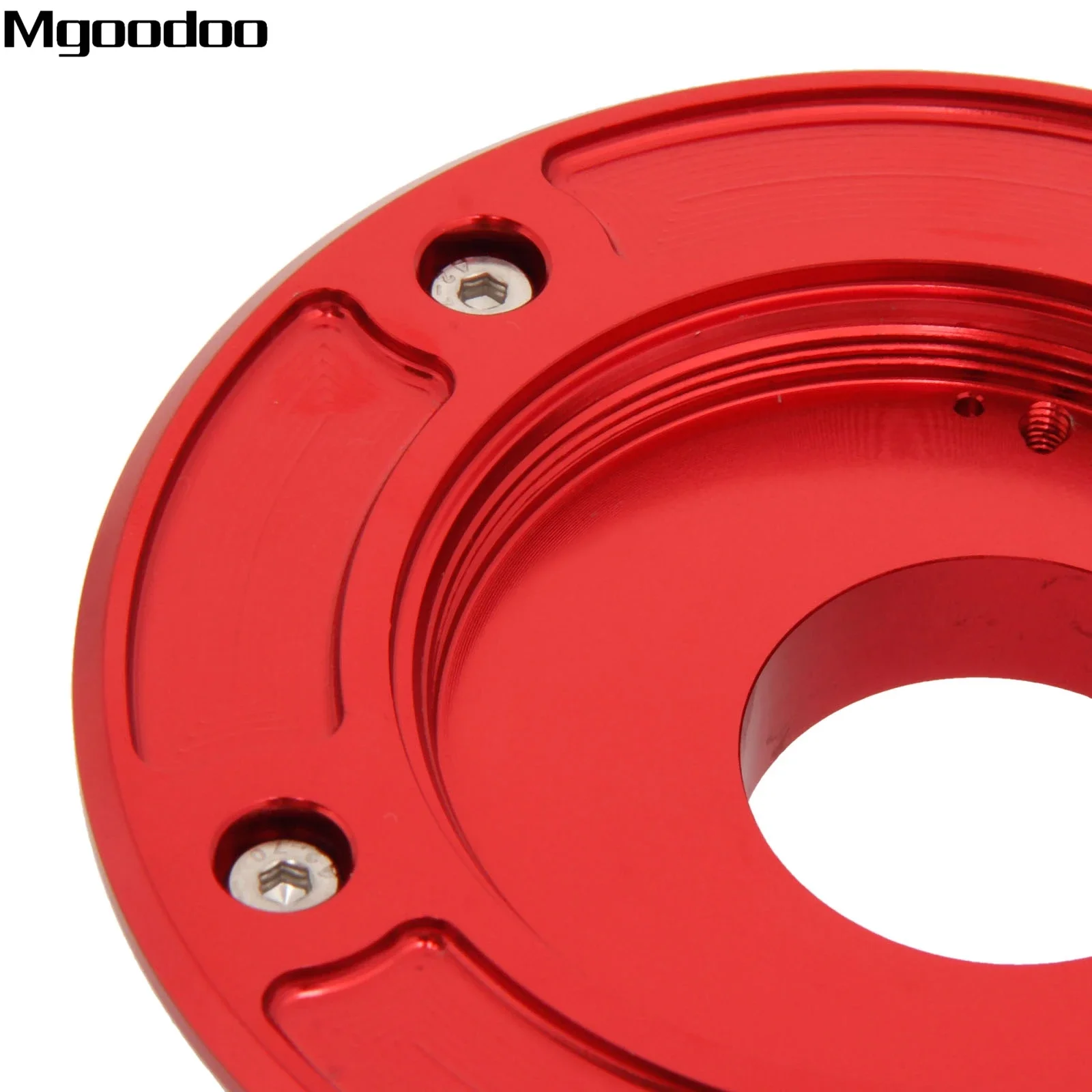 Mgoodoo CNC Aluminum Fuel Tank Gas Cap Cover For Kawasaki NINJA 500 ZX-6 ZX-7 ZX-11 ZXR-250 ZRX-1100 ZRX-1200 GPZ500/GPZ500S New