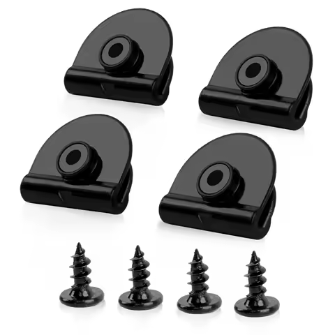 4pcs Battery Cover Clip &amp; Screw for Harley XL883 XL1200 2004-UP Sportster Accessories Side Battery Cover Fasten Clips and Screw