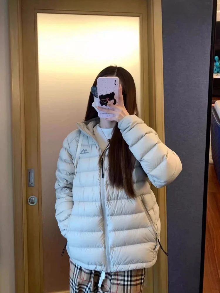 

Retro Lightweight Cotton Jaet Women's Winter New Sle Korean Loose Versatile down Cotton Coat Small Size Hooded Cotton Coa...