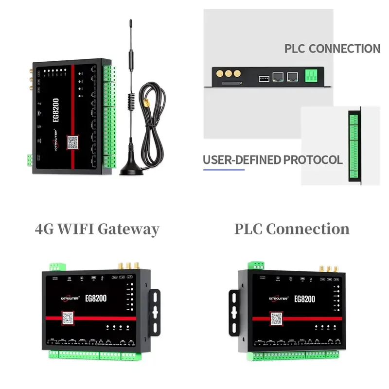 OEM 2CH RS485 1RS232 IoT Gateway 2DI+2DO Modbus to BACnet HVAC Control System for Building Management with MQTT Protocol