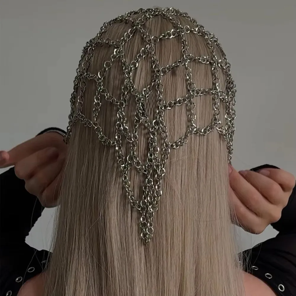 

New Boho Style Crystal Head Chain Chain Link Bridal Crown Bridal Forehead Jewelry Rhinstone Headwrap Accessories