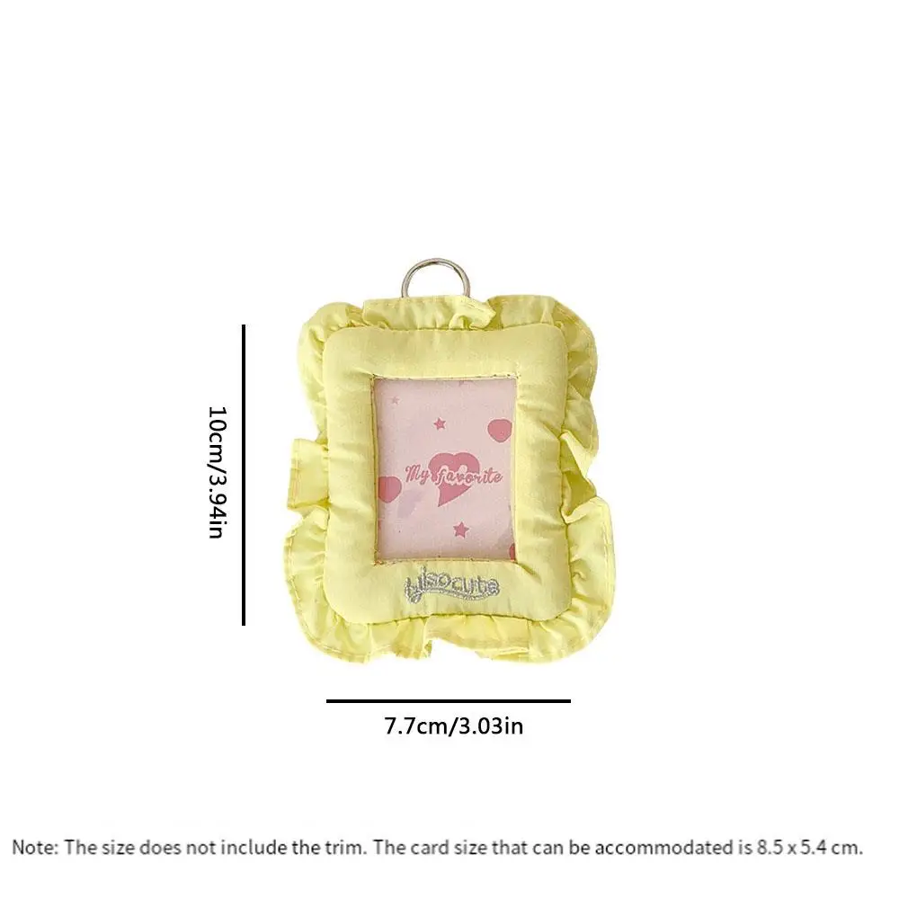 2025 Original Cute Pillow Photo Holder INS Style Card Holder Girls Picture Frames For 3 Inch Idol Photo Card Sleeves Bag Pendant